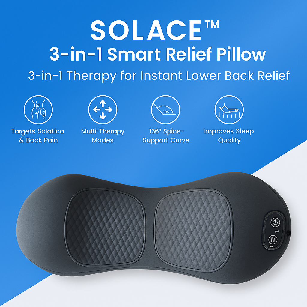 SOLACE 3-in-1 Smart Relief Pillow