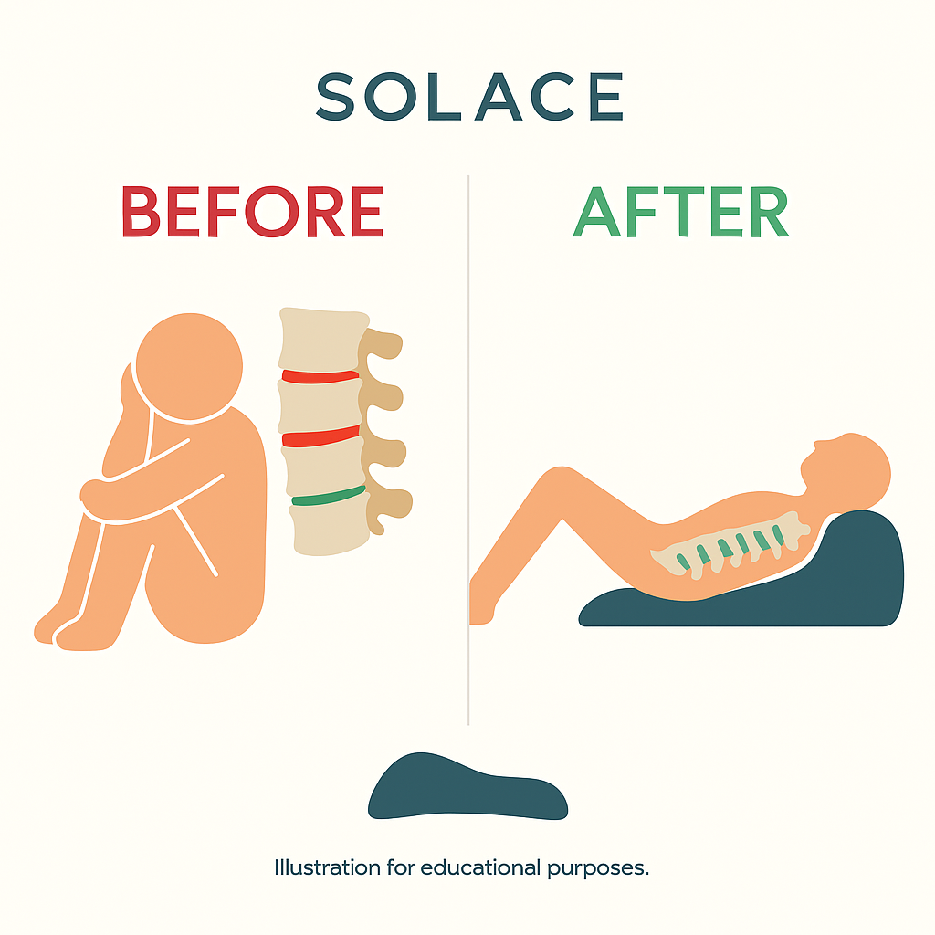 SOLACE 3-in-1 Smart Relief Pillow